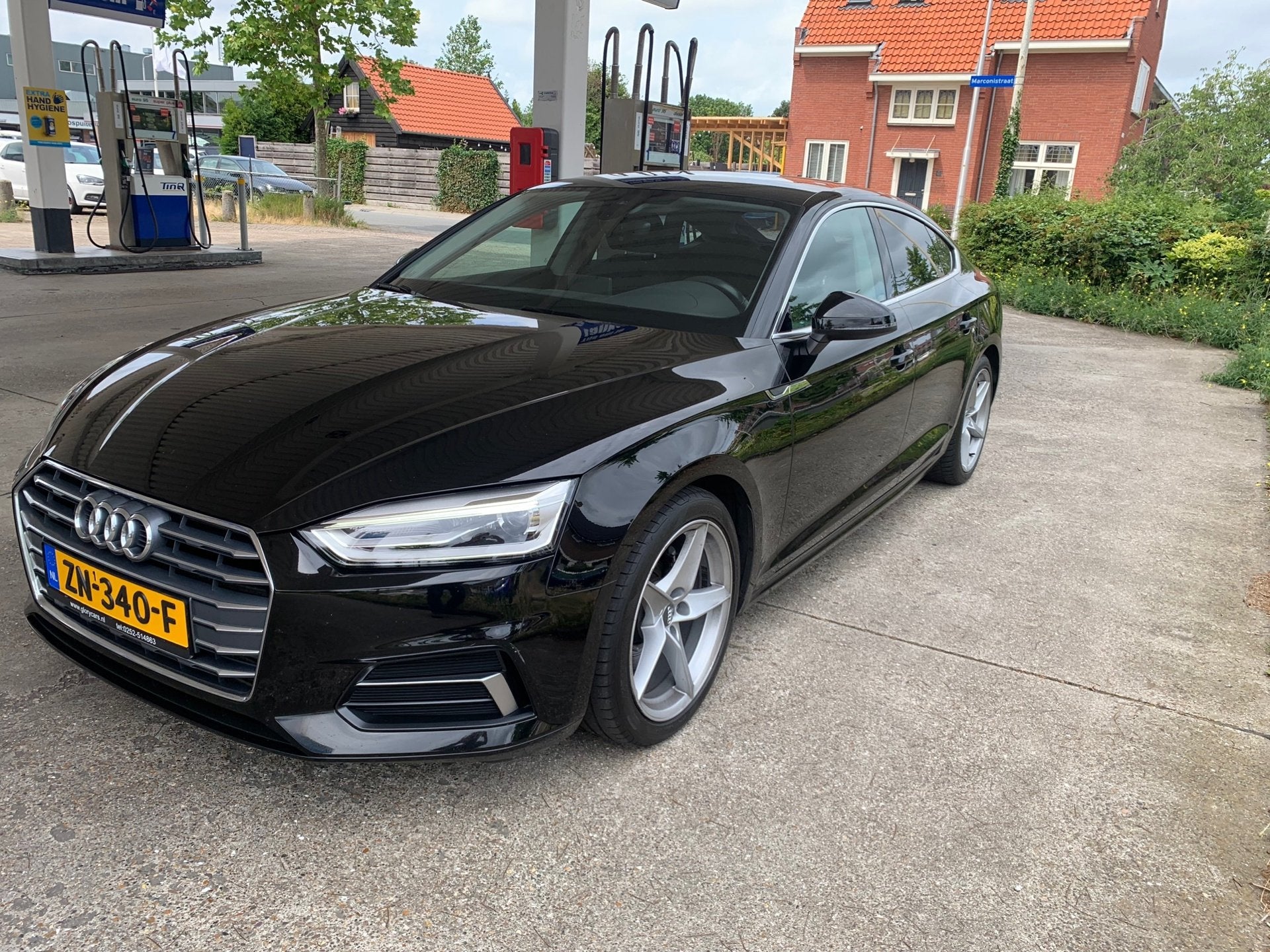 Audi A5 Sportback 35 TFSI Pro Line S TRONIC-AUTOMAAT-NAVI-LE, Auto's, Audi, Gebruikt, 4 cilinders, Zwart, Bedrijf
