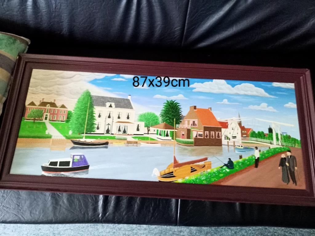Schilderij Breukelen 'Vecht', Ophalen