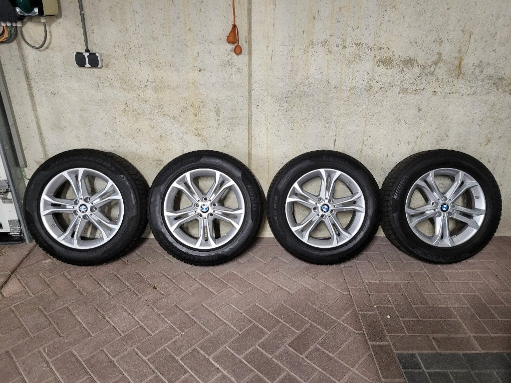 Orginele Bmw x3 G01/ Bmw x4 G02 18 inch winterwielenset., Ophalen, 18 inch, Gebruikt, Banden en Velgen