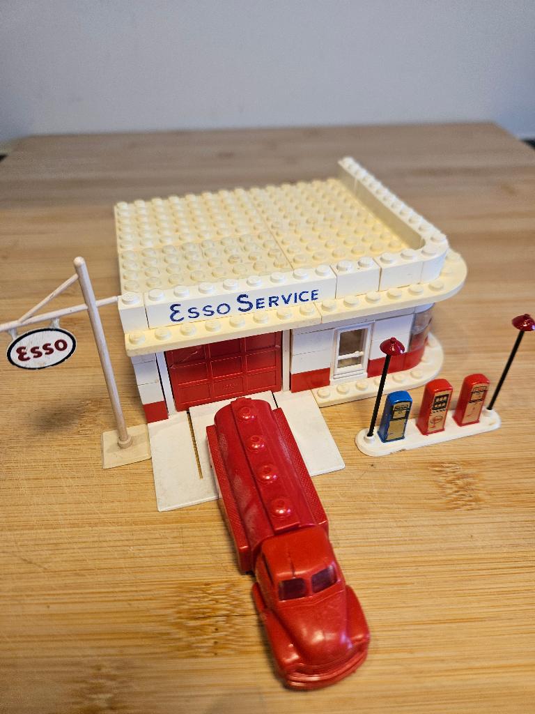 Lego 310-5 ESSO Filling Station - COMPLETE VINTAGE 1958, Verzenden, Lego, Compleet, Complete set