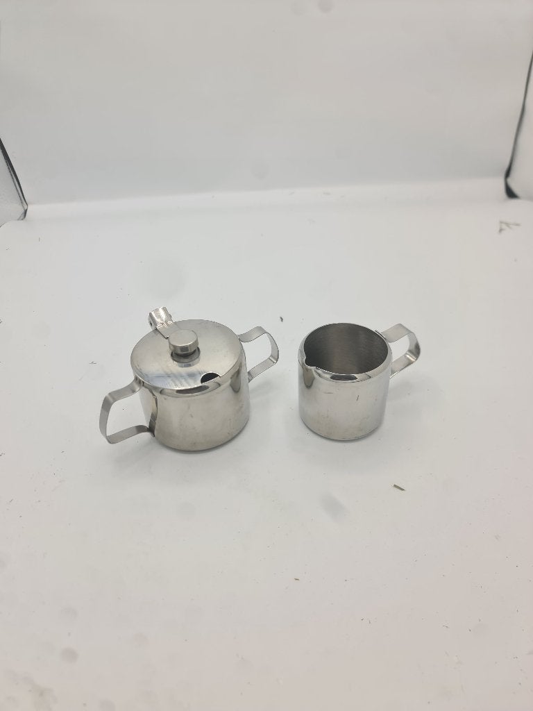 10 stuks summex RVS suiker en melk setje / espresso kannetje, Zilver, Ophalen of Verzenden, Metaal, Overige merken