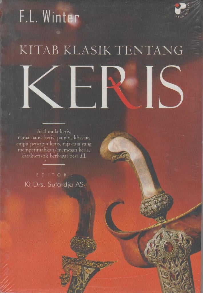 Boek Kitab Lengkap Tentang Keris F.L. Winter 137 p, BUCKKK, Antiek en Kunst, Kunst | Niet-Westerse kunst, 20 cm, Verzenden, Overige typen