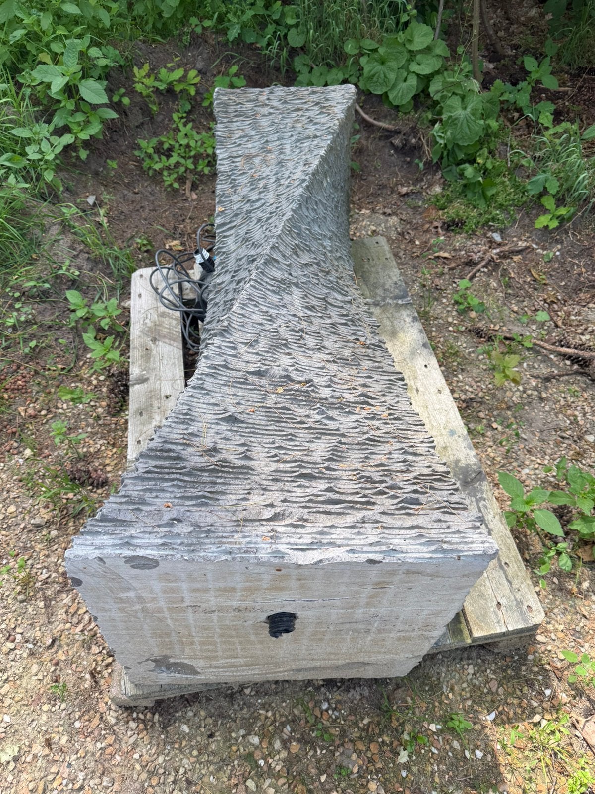 Waterornament, Ophalen, Gebruikt, Beton, Waterornament
