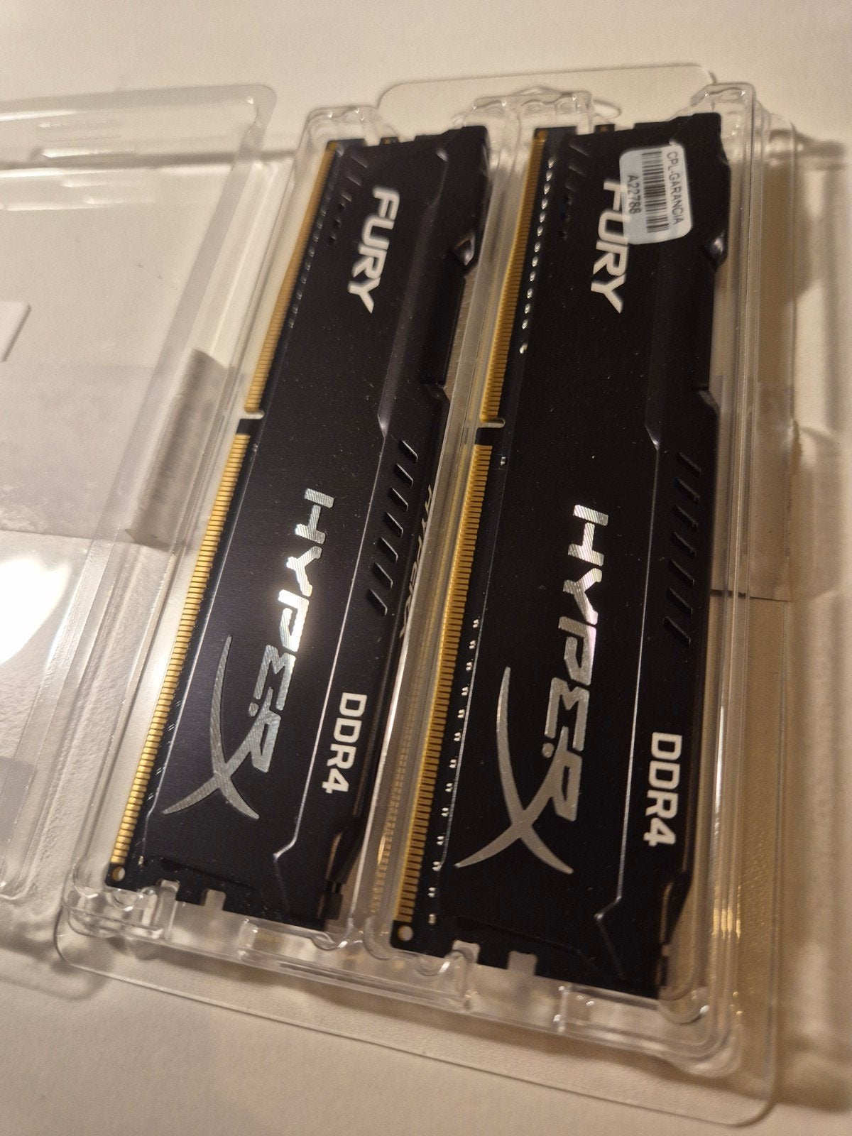HyperX Fury DDR4 RAM 2x4GB 8GB Totaal, Computers en Software, Gebruikt, DDR4, 8 GB, Ophalen of Verzenden