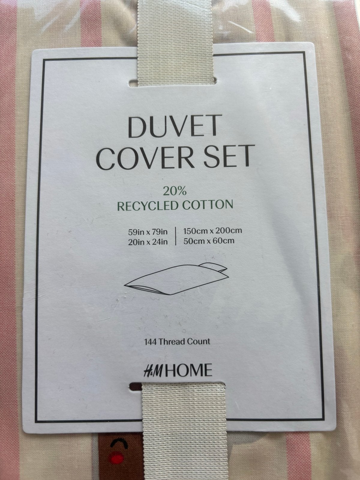 Nieuw H&M Home Dekbedovertrek - 150x200 cm, Overige merken, Nieuw, Ophalen of Verzenden, Meerkleurig