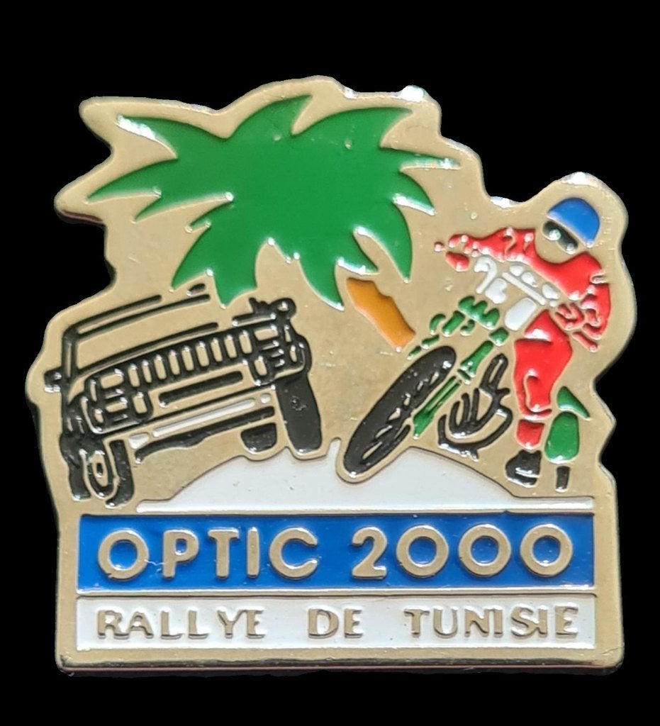 Rallye de Tunesië- Optic 2000, Verzenden, Nieuw, Sport, Speldje of Pin