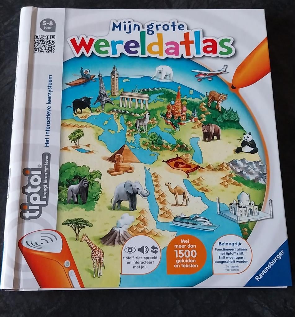 Mijn grote Wereldatlas - interactief met tiptoi, Overige atlassen, 2000 tot heden, Zo goed als nieuw, Wereld