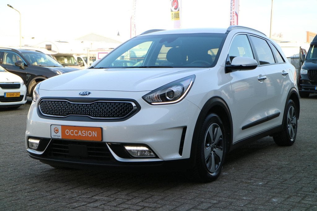 Kia Niro 1.6 GDi Hybrid DynamicLine | Goed onderhouden!, Gebruikt, Euro 6, 2 kWh, Leder en Stof