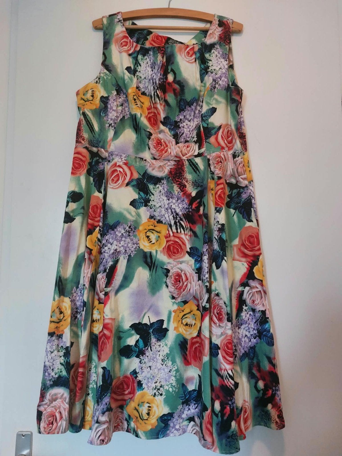 Paprika jurk mt52 zgan met ceintuur, Kleding | Dames, Rokken, Ophalen of Verzenden, Zo goed als nieuw, Maat 46/48 (XL) of groter