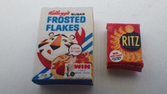 Poppenhuis: Cornflakes/Ontbijtkoekjes (203), Ophalen of Verzenden, Nieuw, Poppenhuis