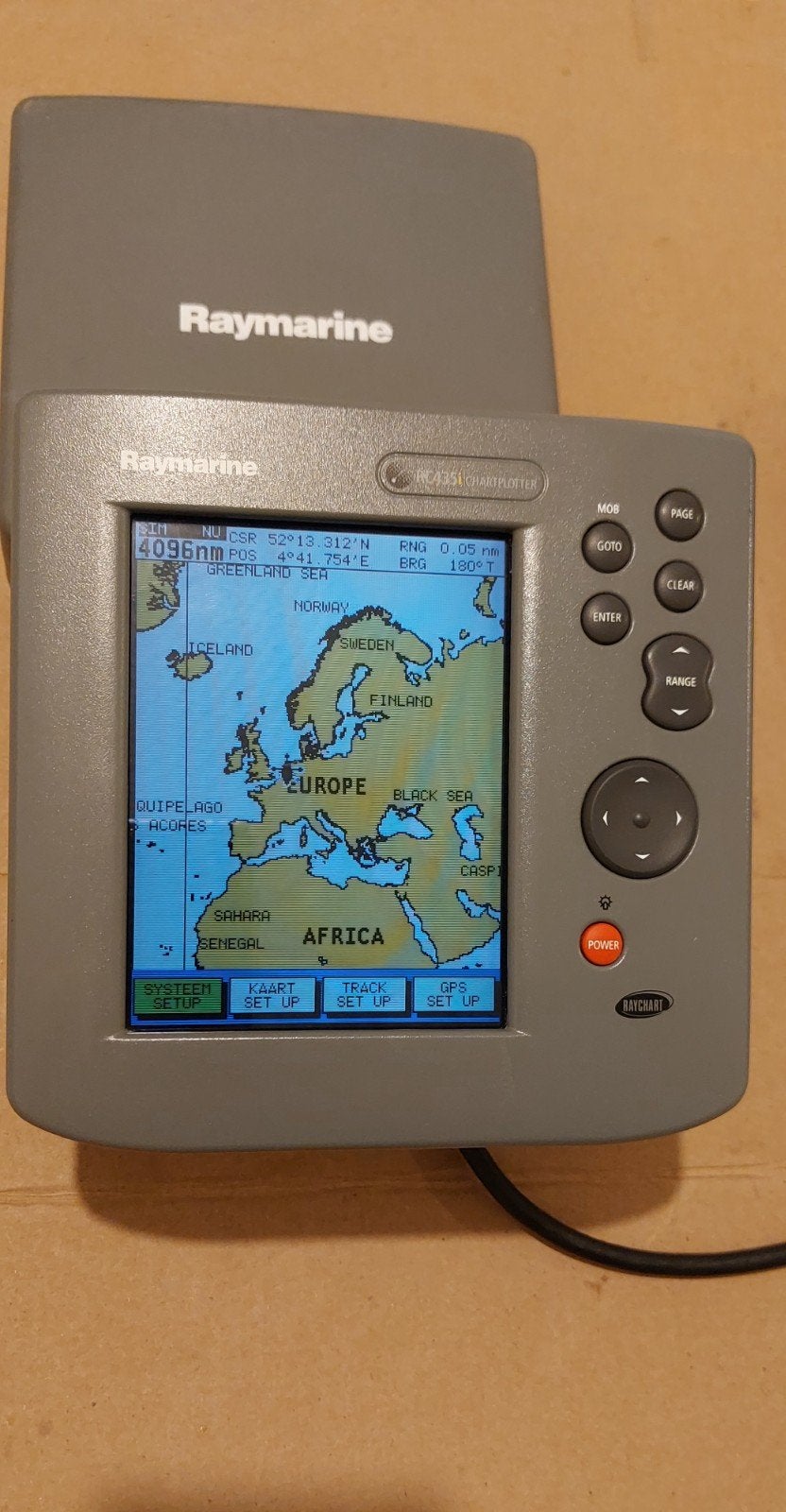 Raymarine RayChart 435 i | E33019, Watersport en Boten, Navigatiemiddelen en Scheepselektronica, Ophalen of Verzenden, Zo goed als nieuw