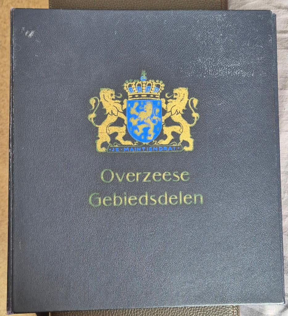 2x Davo album Nederland + Overzeese Gebiedsdelen (leeg), Postzegels en Munten, Postzegels | Toebehoren, Ophalen of Verzenden, Verzamelalbum