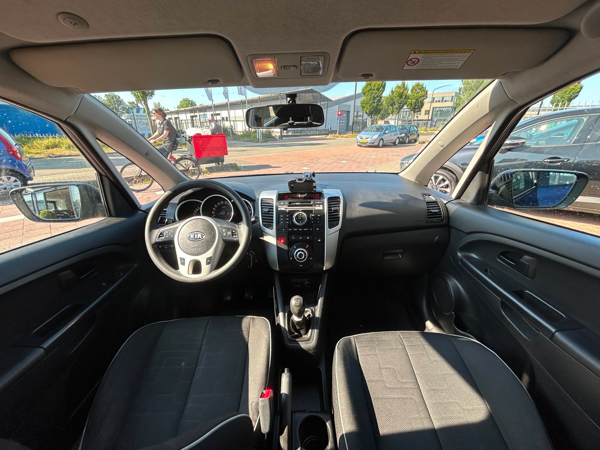 Kia Venga 1.4 CVVT X-tra Airco|Elektrische pak|Trekhaak!, Auto's, Voorwielaandrijving, Euro 5, Stof, Gebruikt