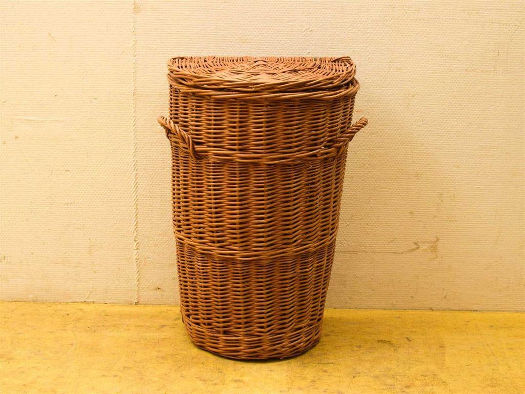 Rieten wasmand 51492, Ophalen of Verzenden, Gebruikt, Rond, Riet