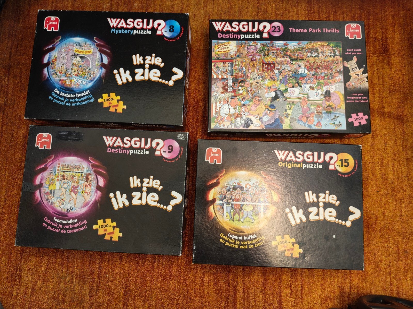 wasgij puzzel 1000stuk, Hobby en Vrije tijd, Stickers en Plaatjes, Ophalen of Verzenden, Zo goed als nieuw, Plaatje