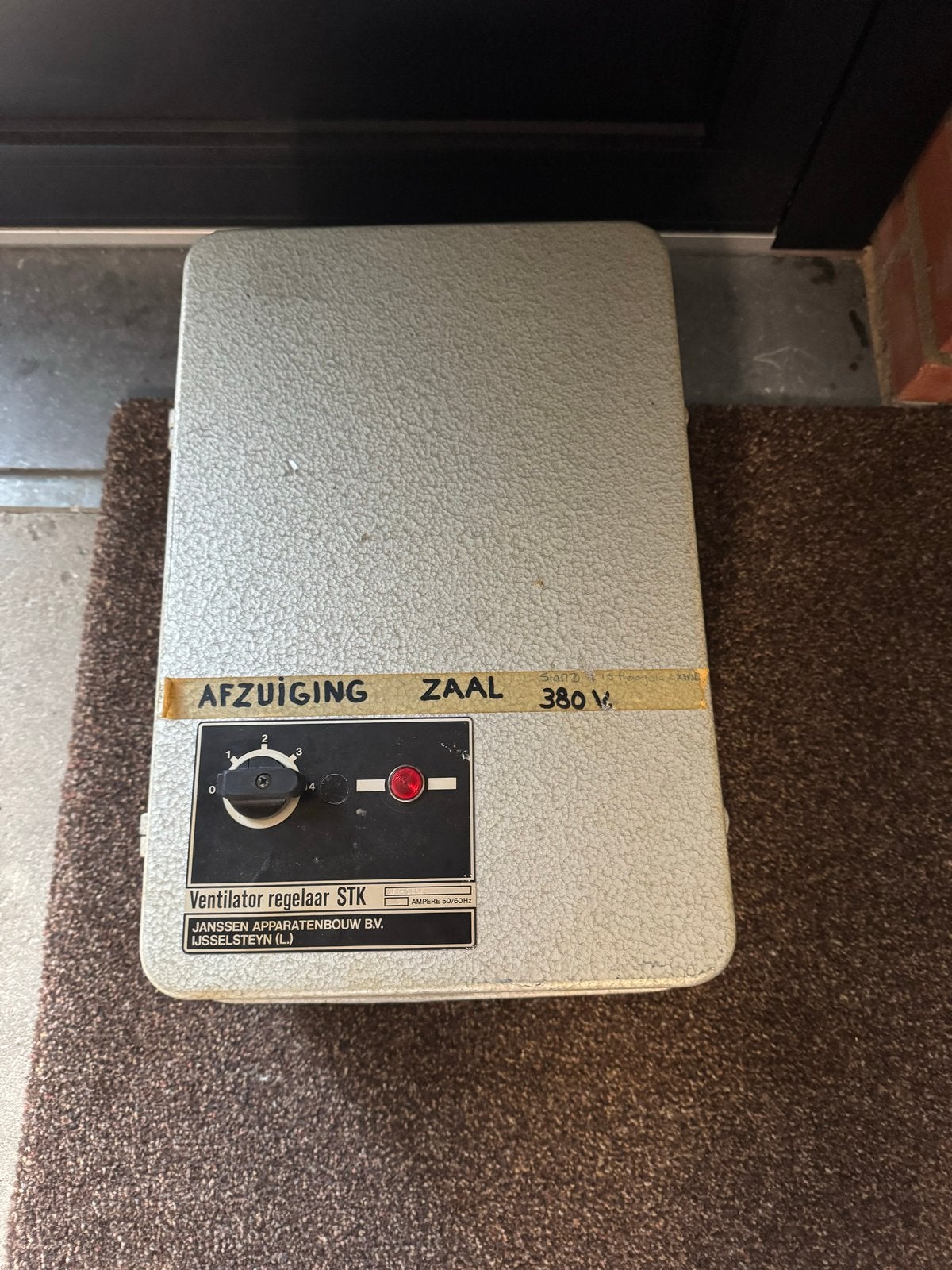 Ventilator regelaar STK 380V - Afzuiging Zaal, Ophalen of Verzenden, Gebruikt, Ventilator