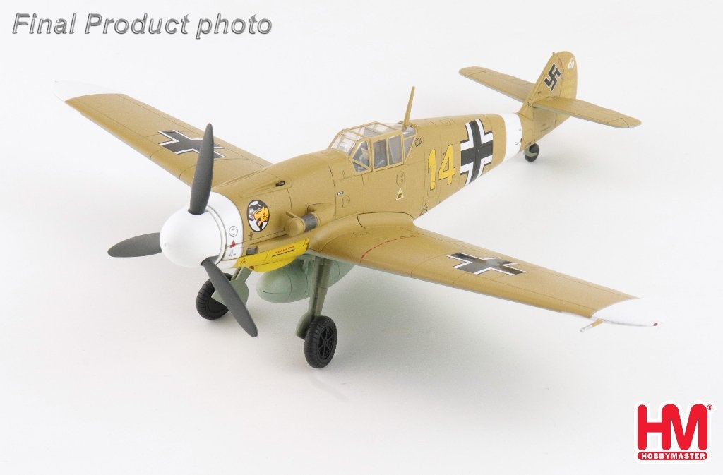 Messerschmitt Bf 109F Marseille Luftwaffe HobbyMaster HA8766, Verzamelen, Verzenden, Nieuw, Military-Models VJ Mendelssohnstraße 29 info@military-models-vj.de