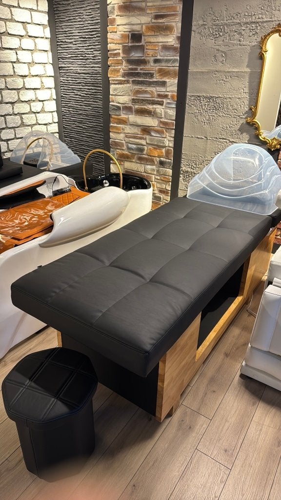 KORTING Japanse Head Spa Kappers Kapsalon Groothandel, Huis en Inrichting, Stoelen, Overige materialen, Zwart, Nieuw, Ophalen of Verzenden