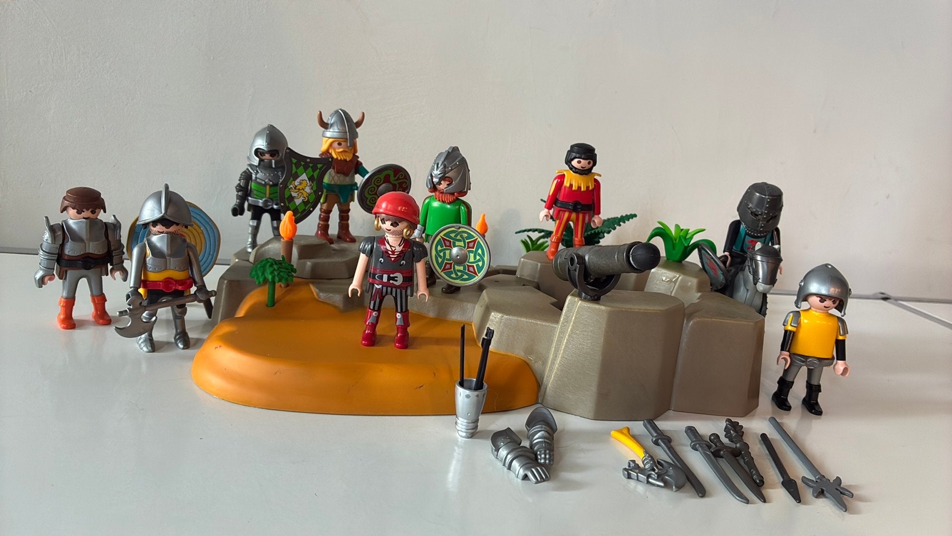 Playmobil ridders, Gebruikt, Losse onderdelen, Ophalen of Verzenden, Kasteel/Fort
