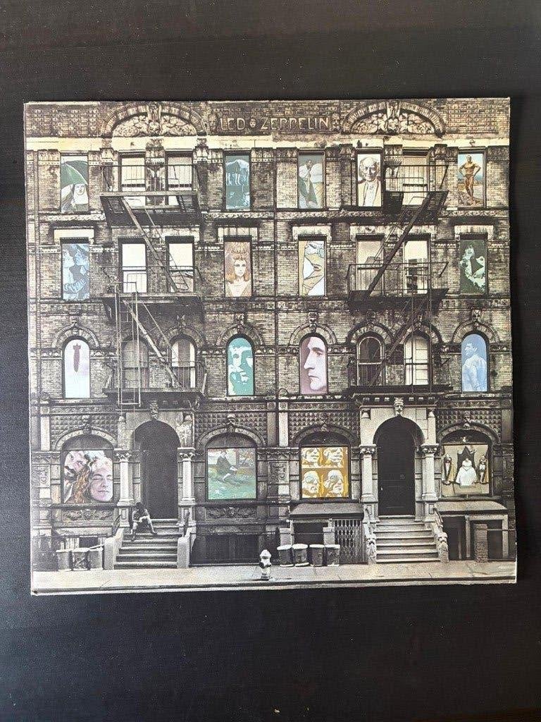 Vinyl - Led Zeppelin – Physical Graffiti 1975 german, Cd's en Dvd's, Vinyl | Pop, Rock, Gebruikt, Ophalen of Verzenden, Dubbel-LP