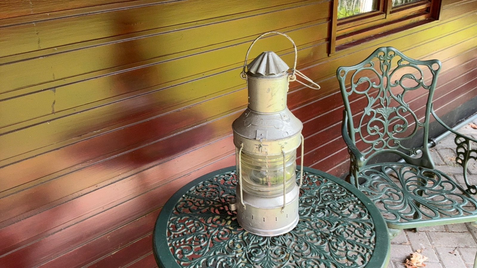 Oude lamp, Ophalen, Gebruikt