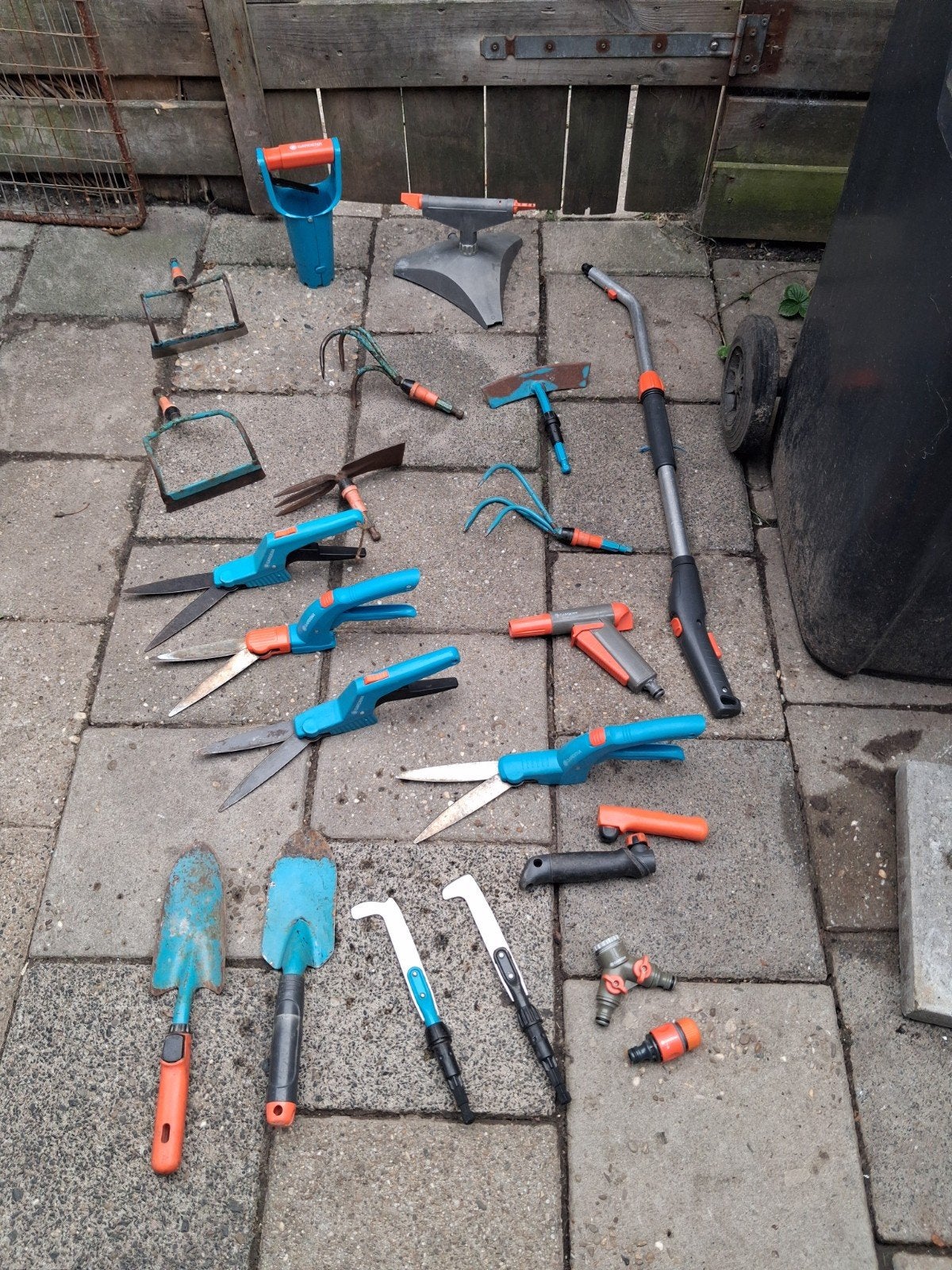 gardena tuingereedschap set, Ophalen