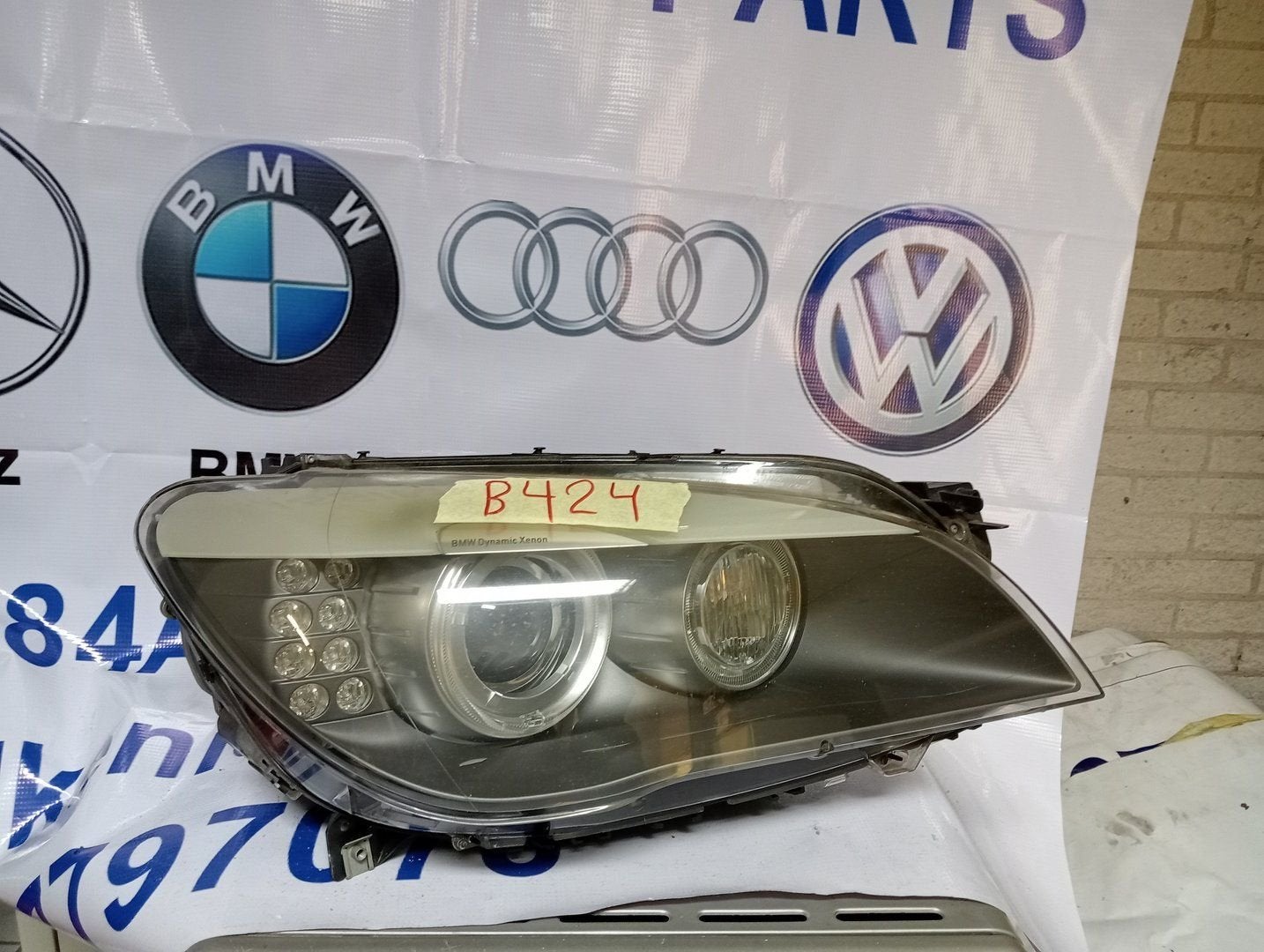 Koplamp BMW Serie 7 F01 F02 750i Dynamic Xenon Rechts Led 71, Gebruikt, -, -, Ophalen of Verzenden