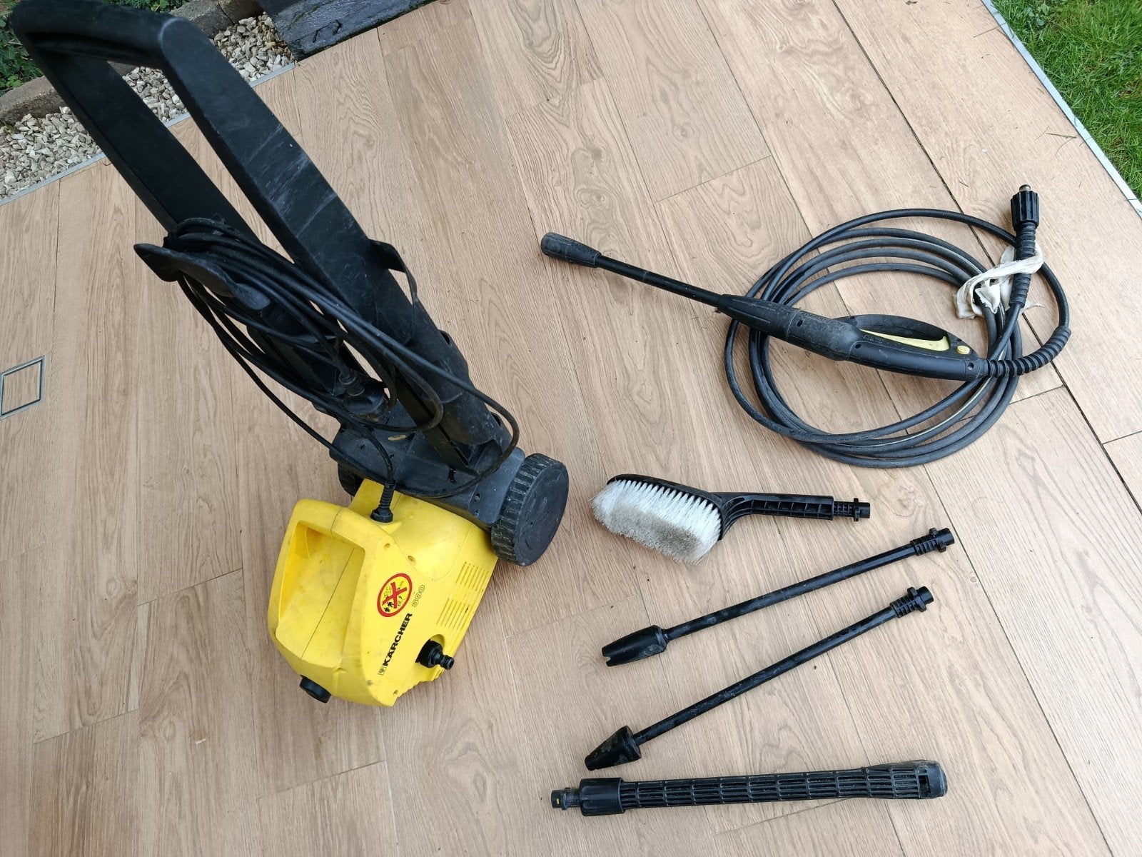 Kärcher 300 hogedrukreiniger met accessoires, Ophalen of Verzenden, Gebruikt, Overige typen