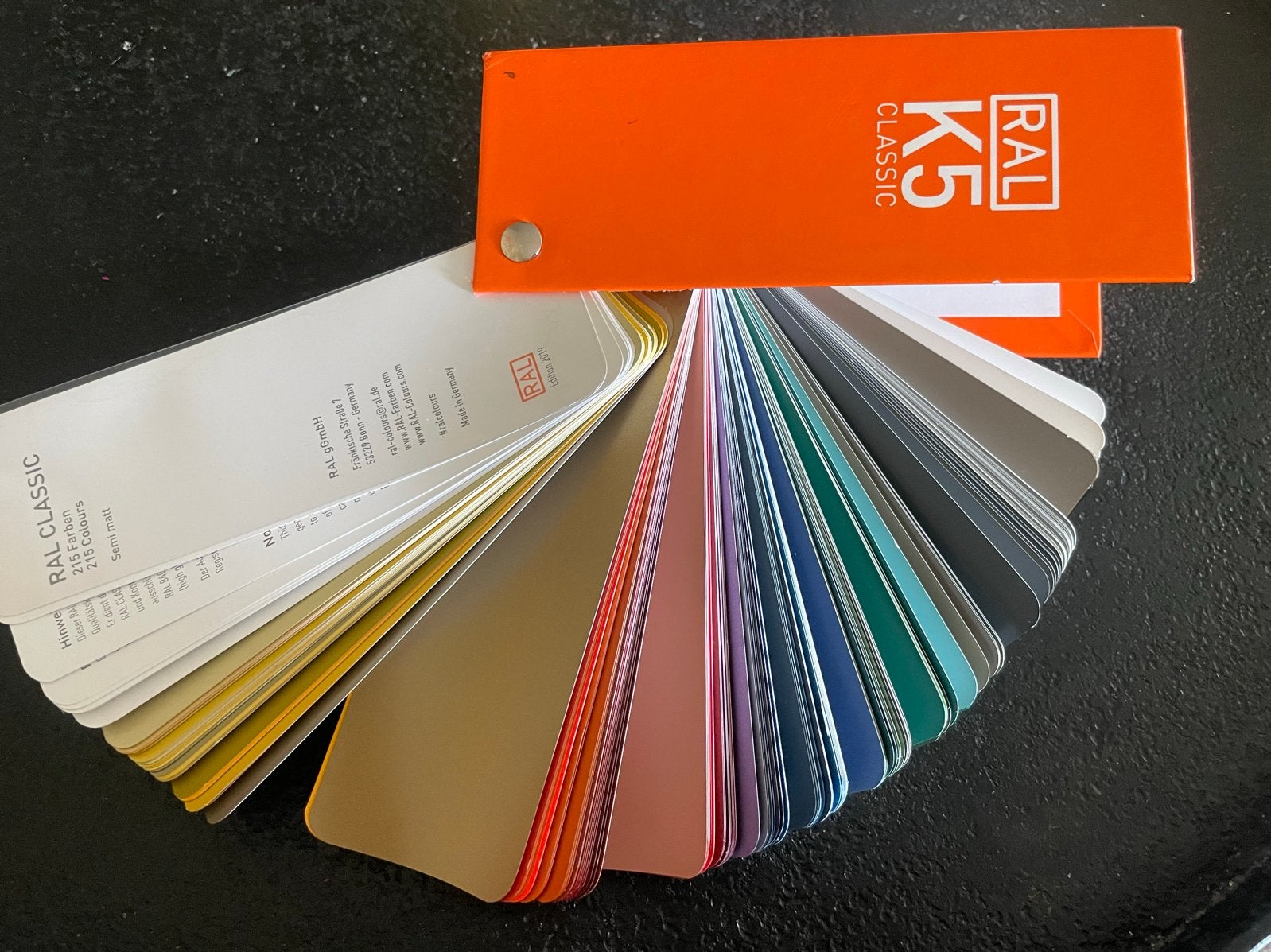 RAL K5 Kleurenwaaier - 215 RAL Classic Kleuren, Ophalen of Verzenden, Nieuw, Verf