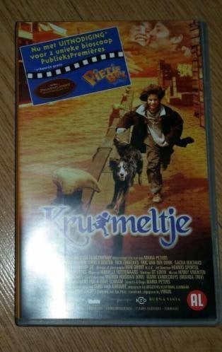 Videoband Kruimeltje ( VHS), Cd's en Dvd's, Alle leeftijden, Ophalen of Verzenden, Gebruikt, Kinderprogramma of -film