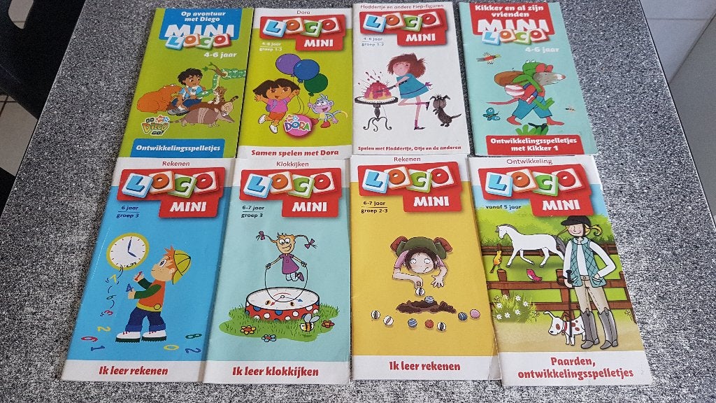 17 mini loco boekjes 3 euro per stuk samen 45 euro, Kinderen en Baby's, Speelgoed | Educatief en Creatief, Ophalen of Verzenden