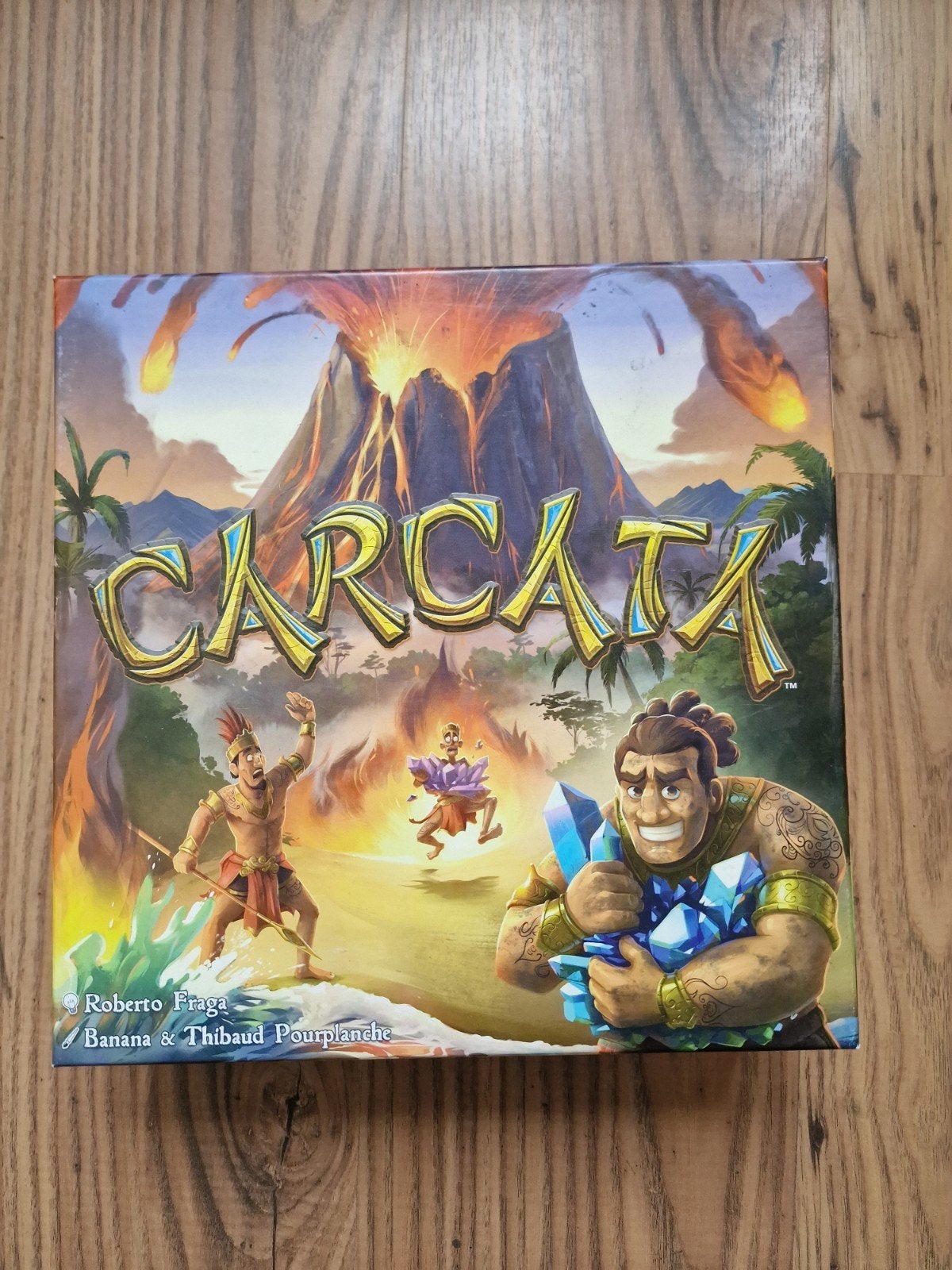 Carcassonne: Vulkaan Uitbreiding - Bordspel, Drie of vier spelers, Ophalen of Verzenden, Zo goed als nieuw