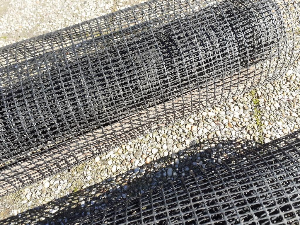 grindmatten, Tuin en Terras, Ophalen, Overige materialen, Gebruikt, Zwart