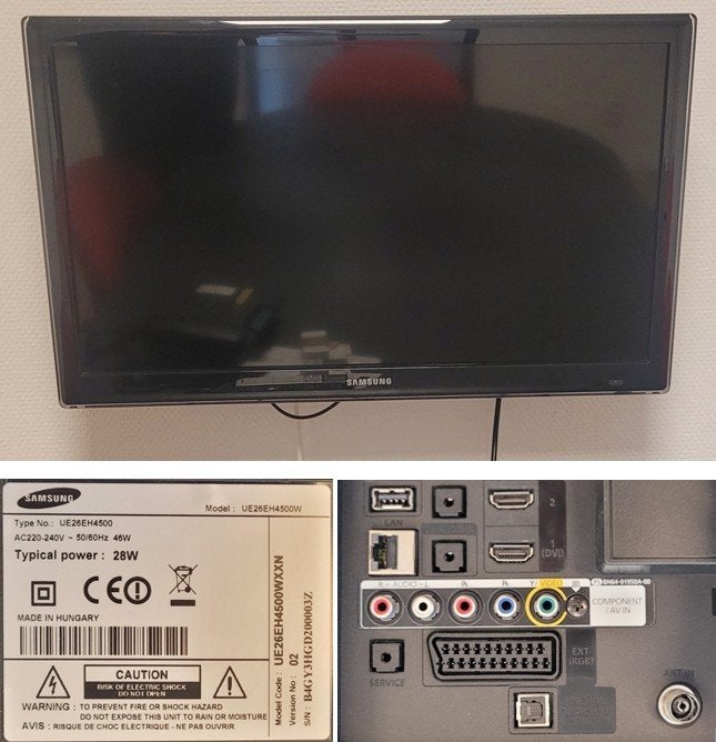 TV - Televisie  Samsung UE26EH4500, Ophalen, 50 Hz, Zo goed als nieuw, Samsung