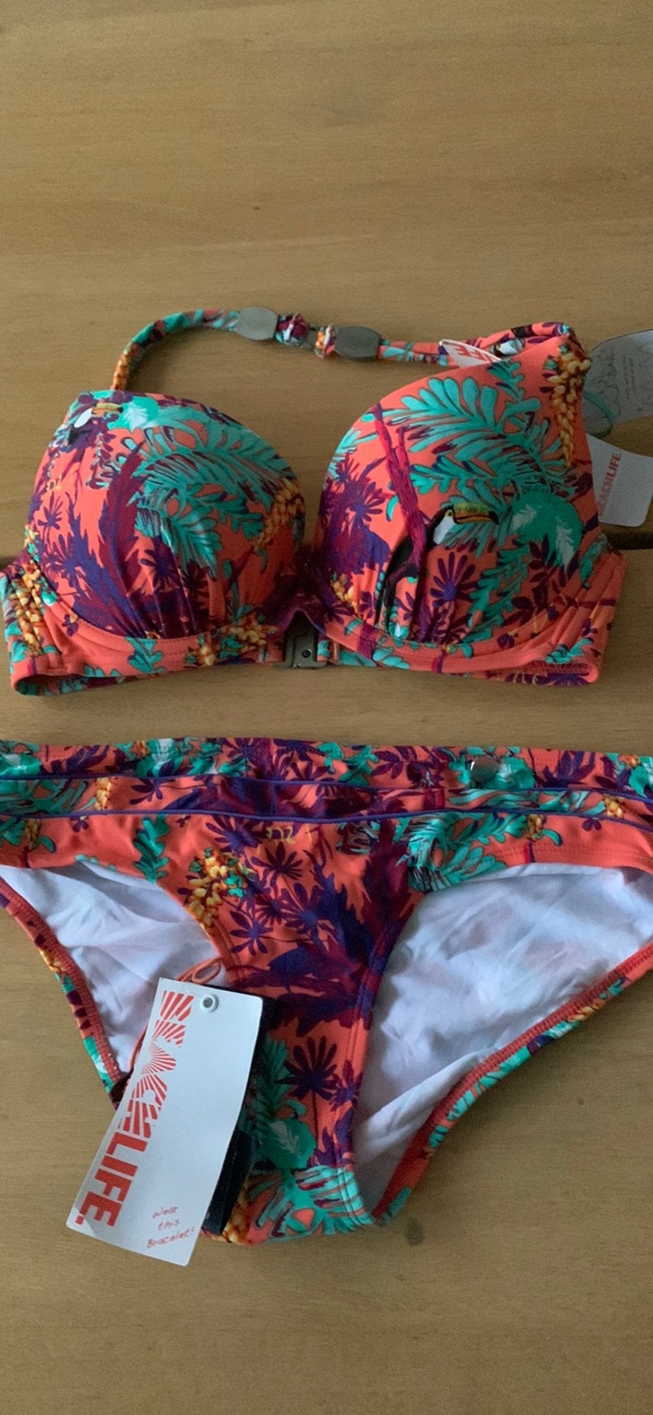 Beachlife Bikini Jungle Fever Beugel Voorgevormd 36D Nieuw, Ophalen of Verzenden, Nieuw, Overige kleuren, Bikini