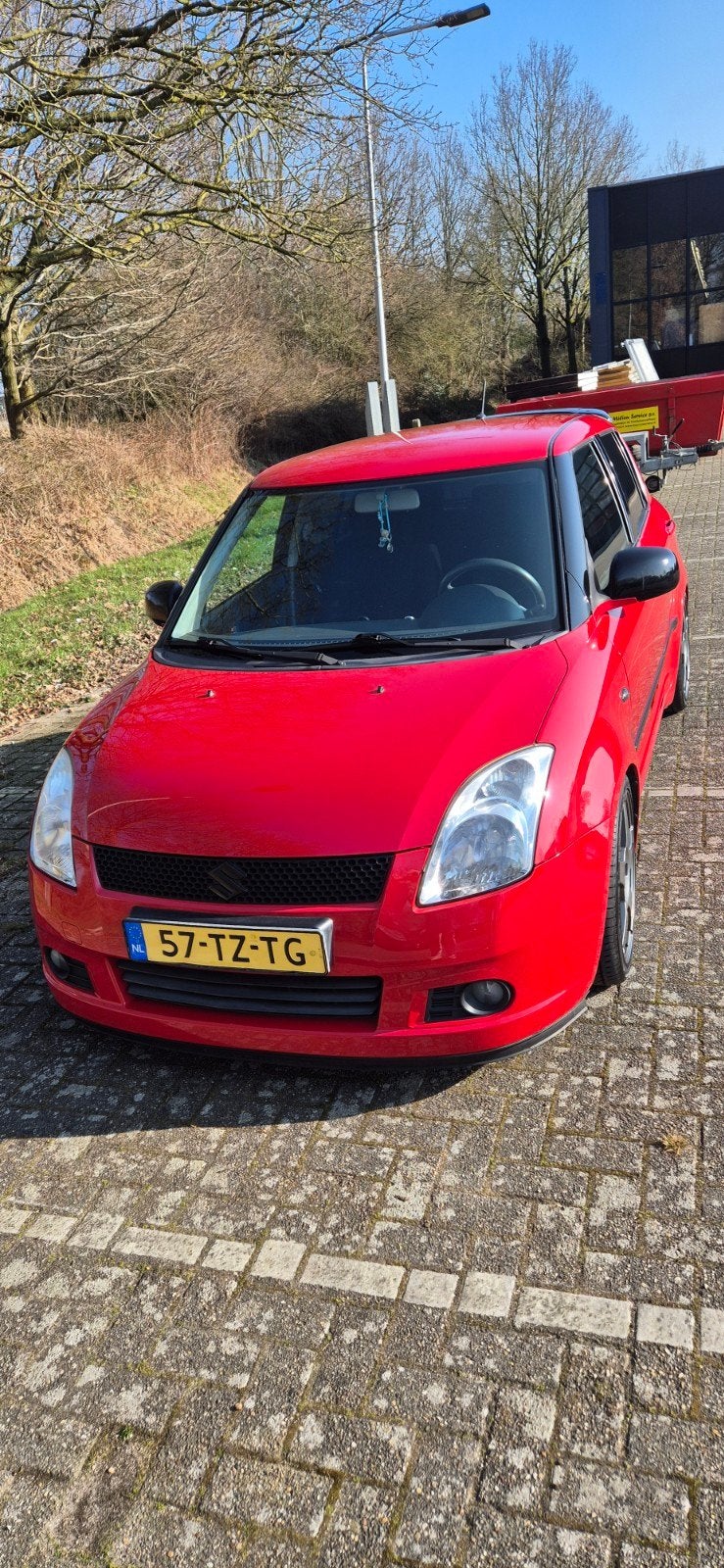 Suzuki Swift 1.3 5DRS 2007 Rood, Auto's, Voorwielaandrijving, Stof, 40 €/maand, USB