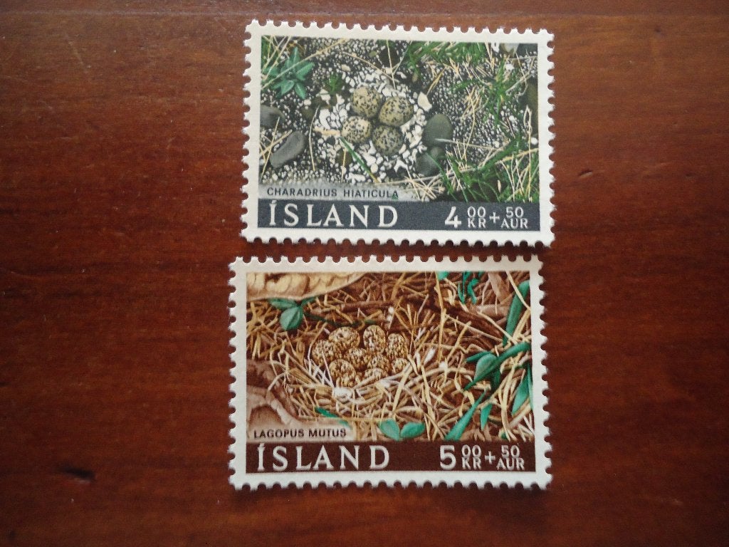 Vogel nesten Ijsland 1967, mi. 413-14 postfris/ongebruikt, Ophalen of Verzenden, Postfris, Dier of Natuur