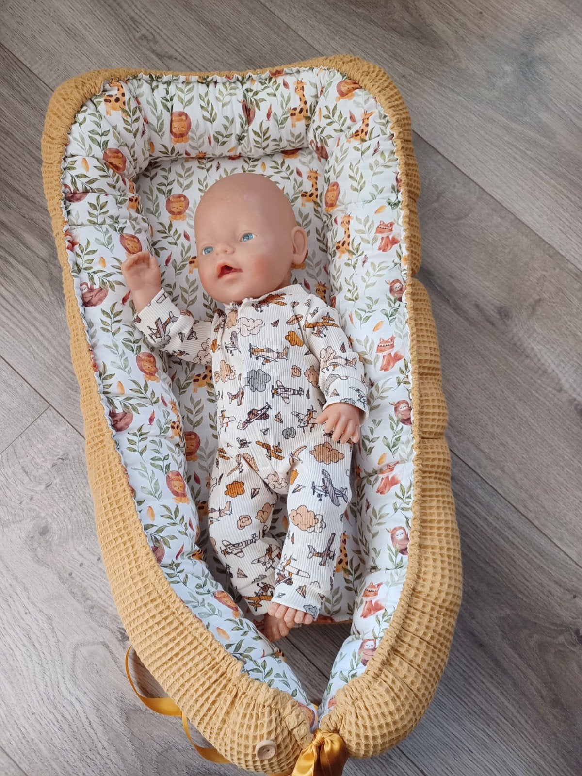 Poppenbabynestje! nieuw! met verschillende printjes, Ophalen of Verzenden, Nieuw, Babypop