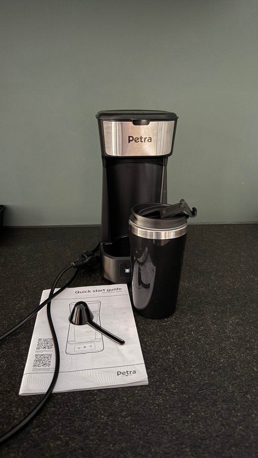 Petra ijskoffie machine, Gemalen koffie, Ophalen of Verzenden, 1 kopje, Koffiemachine