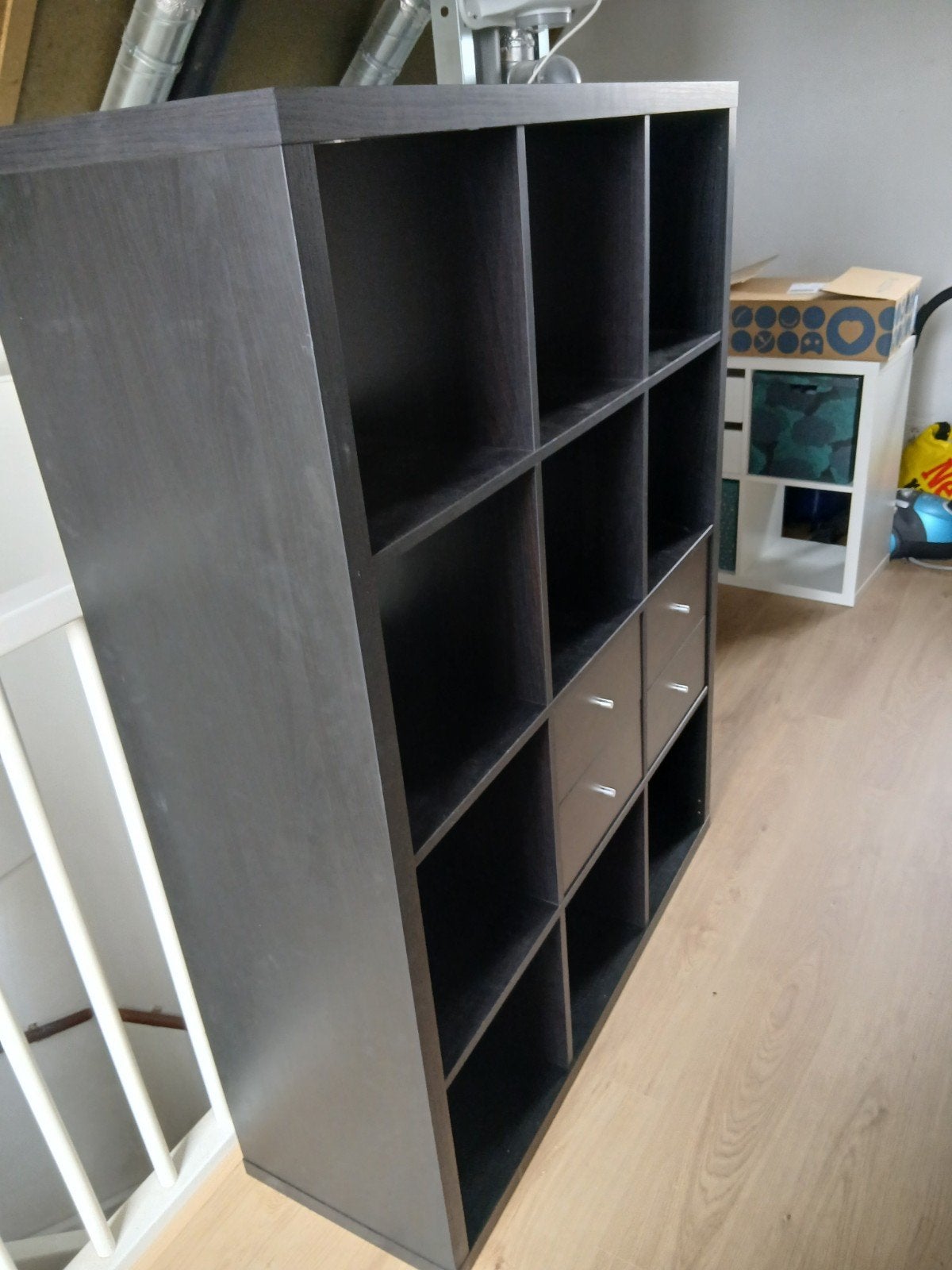IKEA Kallax Kast met 12 vakken en 2 lade inzetten, Ophalen