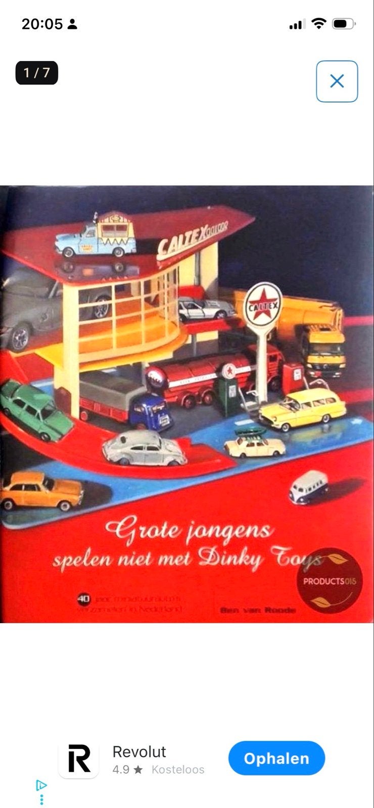 Grote jongens spelen niet met Dinky Toys boek, Ophalen of Verzenden, Zo goed als nieuw, Algemeen