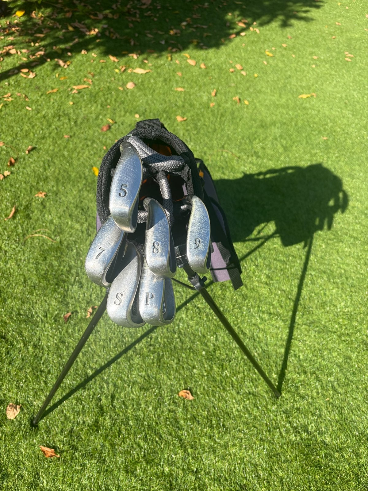 Foto 5 van Golfset voor beginners (ijzers 5-S) - Goede staat