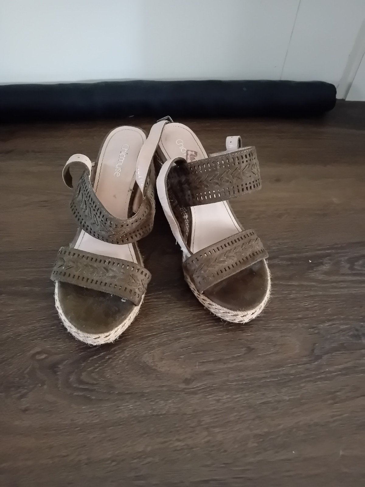 zomerschoenen, sleehak, sandalen, hoge hak 40, Ophalen of Verzenden, Zo goed als nieuw, Sandalen of Muiltjes