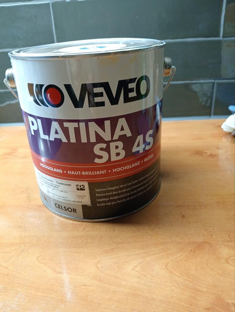 Nieuwe verf pot kleur 4085 boerencreme, Ophalen of Verzenden, Nieuw