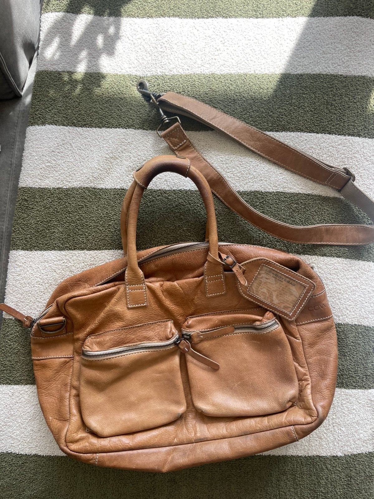 Cowboybag model 1030 camelkleur, Ophalen, Zo goed als nieuw, Overige typen