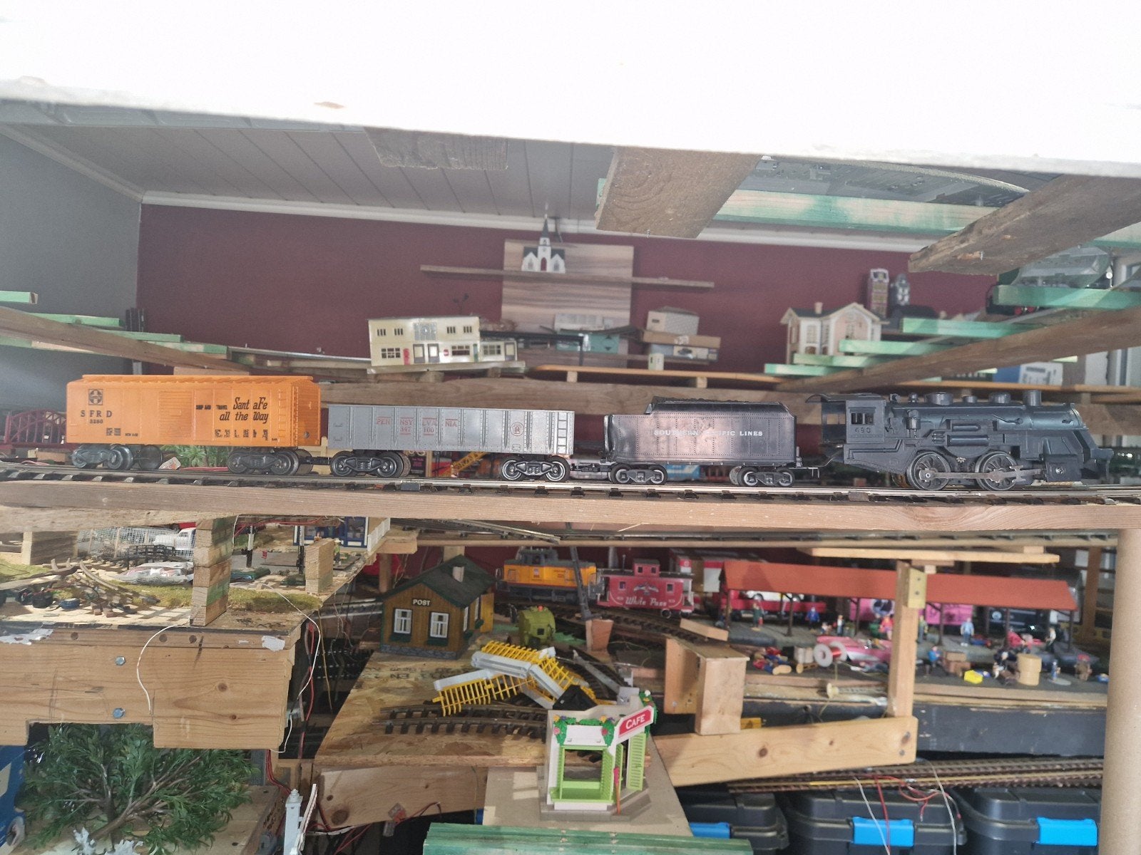 Marx trein Spoor 0 (USA)

Locomotief Marx 490 in topstaat, w, Ophalen of Verzenden