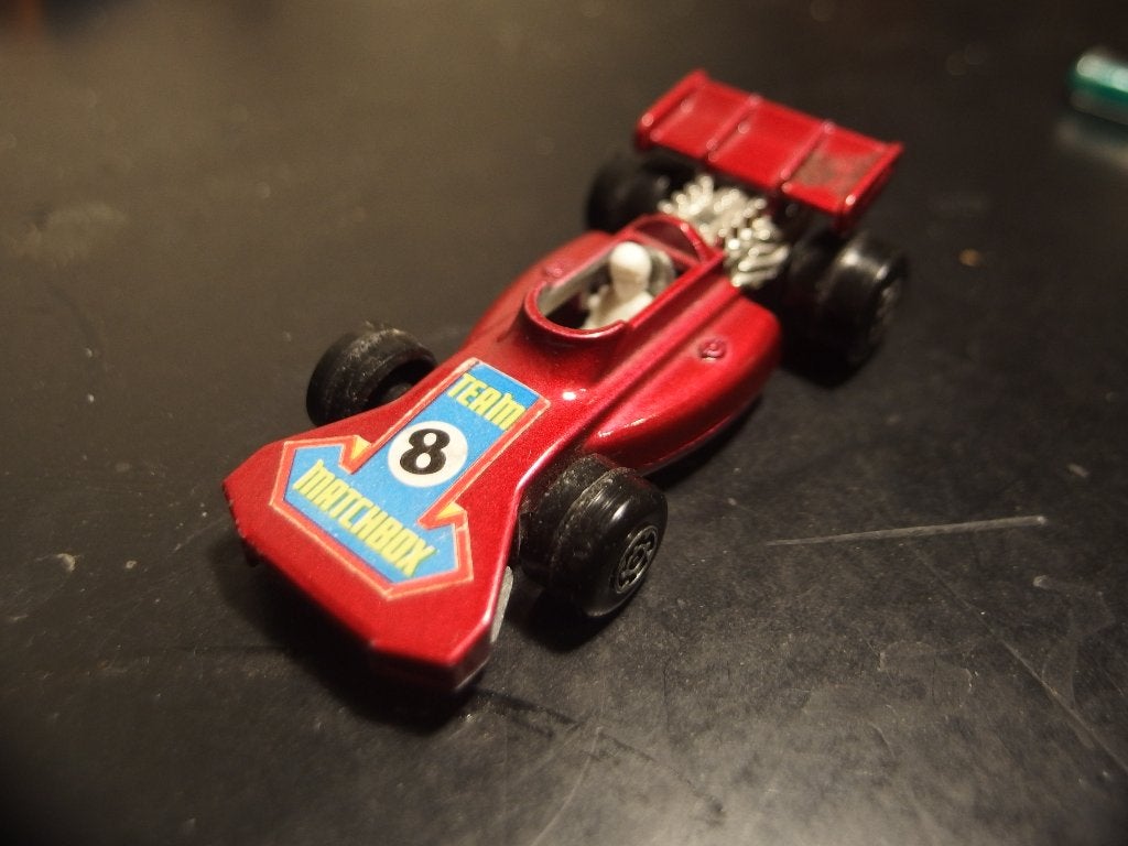 Matchbox Superfast raceauto  no.24 Team  8 Matchbox 1973, Ophalen of Verzenden, Gebruikt, Auto