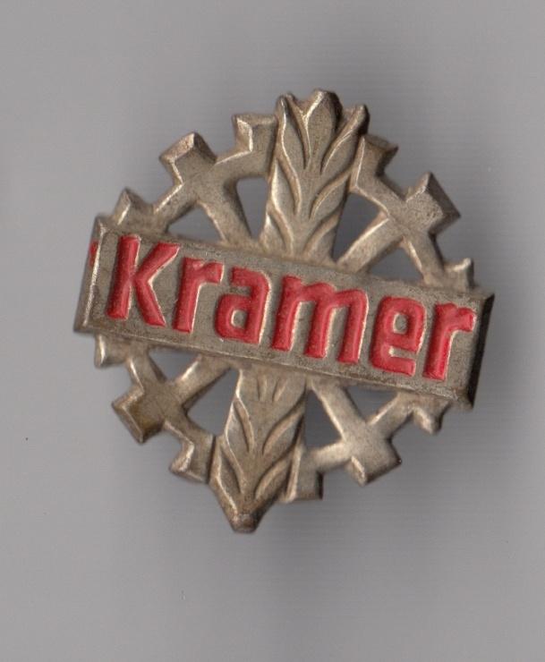 Kramer Tractor Landbouw broche, Gebruikt, Niet vindbaar, Niet vindbaar, Speldje of Pin