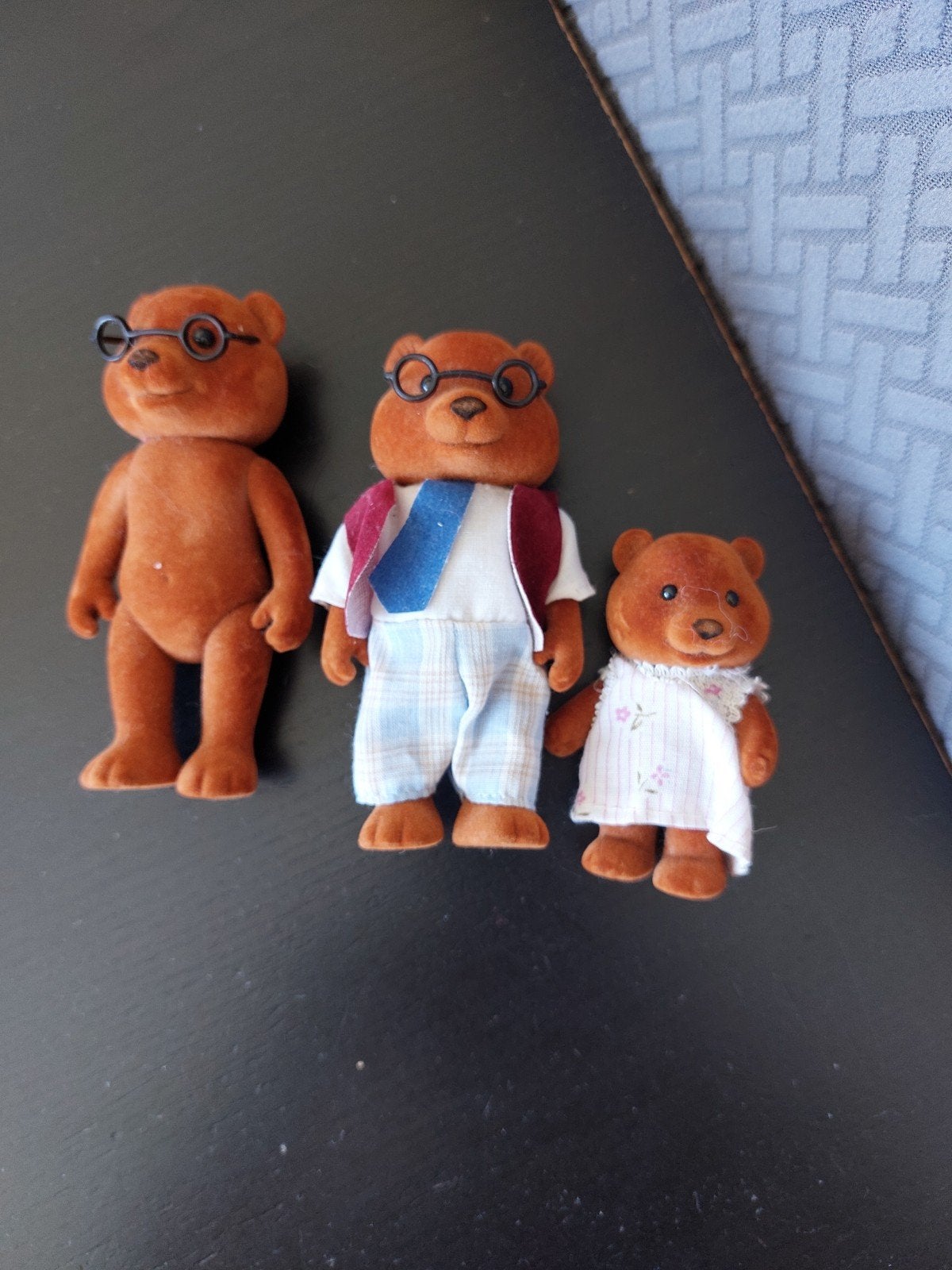 Vintage sylvanian familie beer 3 stuks, Ophalen of Verzenden, Zo goed als nieuw