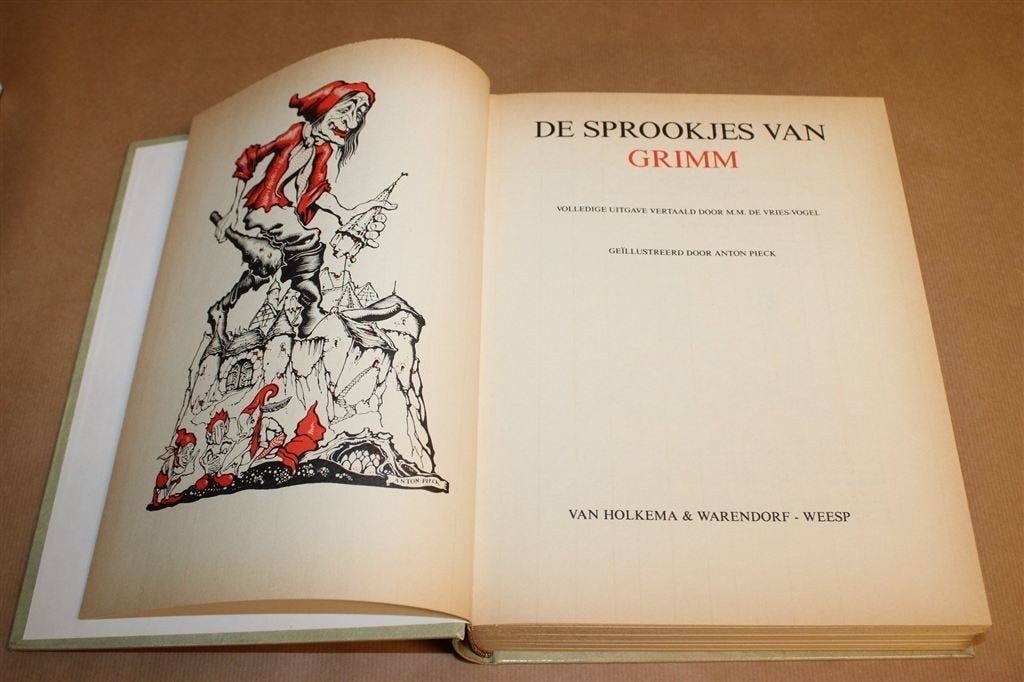 De Sprookjes van Grimm — Geïllustreerd door Anton Pieck 1984, Ophalen of Verzenden, Gelezen